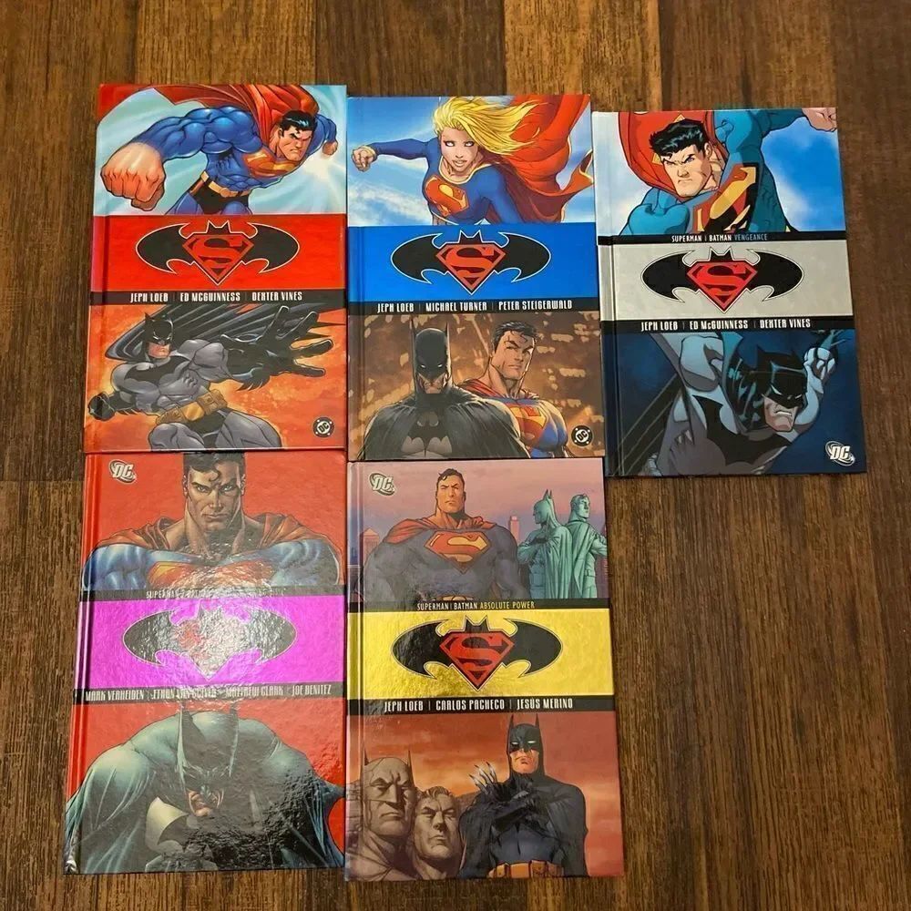 Dc comic hard books 